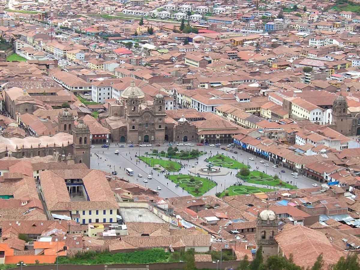 Plaza de Armas, the main square in Cusco, Peru